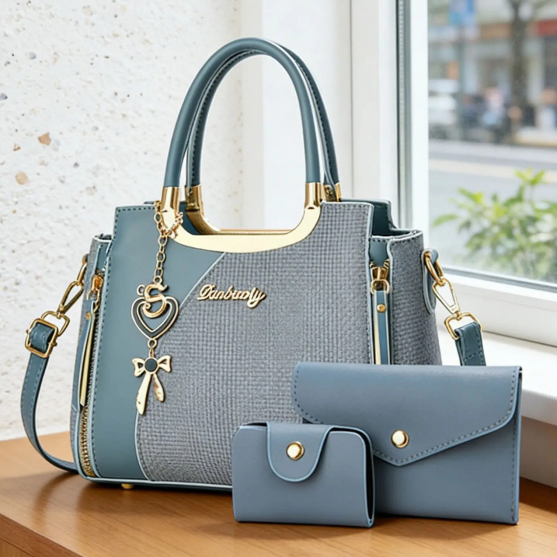 Women Bags For Gift - Elegancki zestaw torebek damskich, wielokolorowe torby
