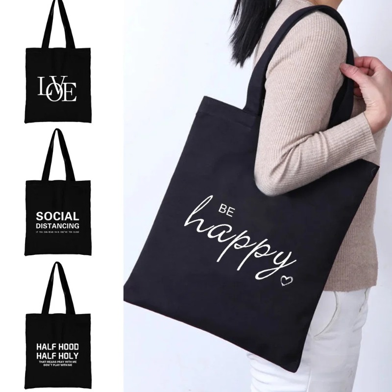 Women Bags Work - Urocza torba na ramię z nadrukiem