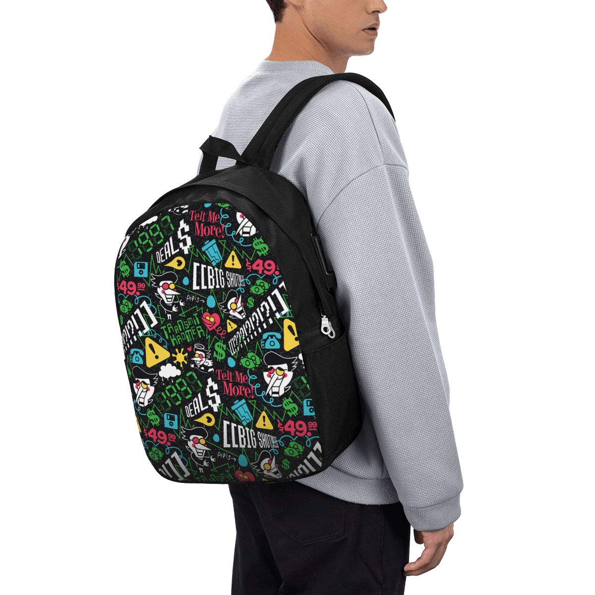 Women Bags For Travel - Plecak Deltarune SPAMTON G, torba podróżna