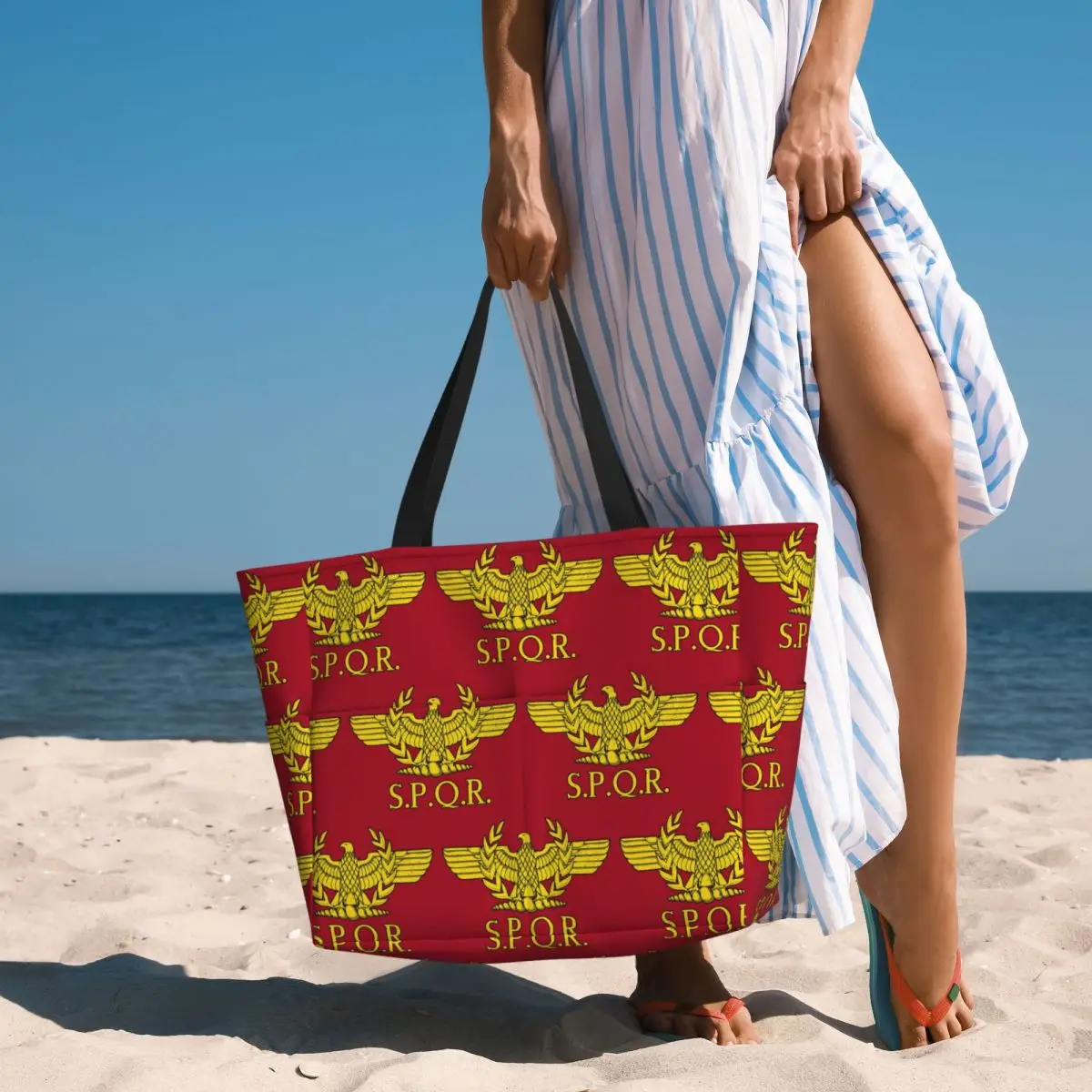 Women Bags Rome - Torba plażowa SPQR Rzym, sportowa torba