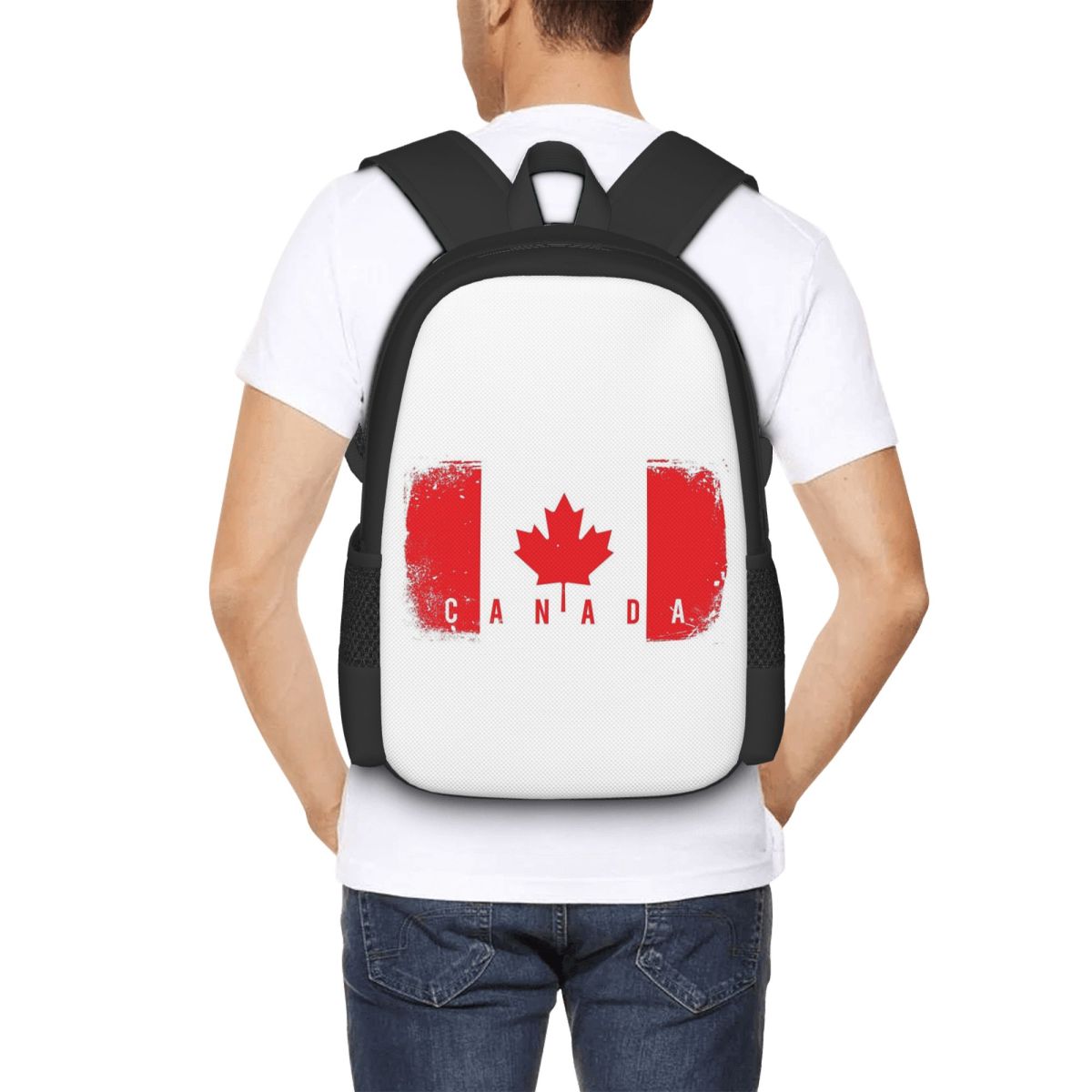 Women Bags In Canada - Plecak szkolny z flagą Kanady, plecak