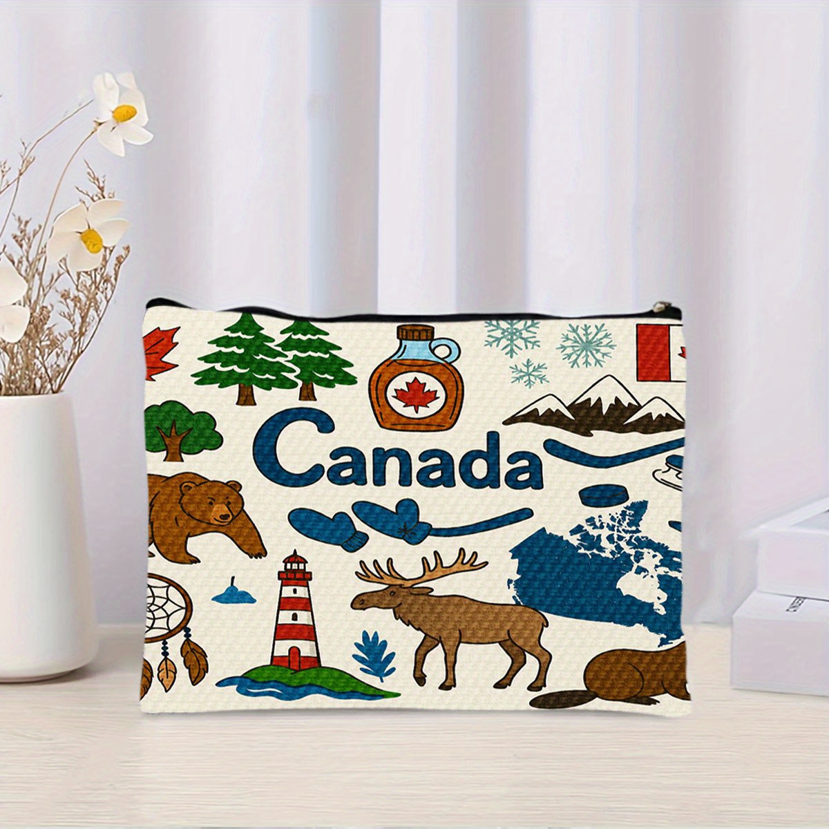 Women Bags In Canada - Kosmetyczka w stylu kanadyjskim - urocza,