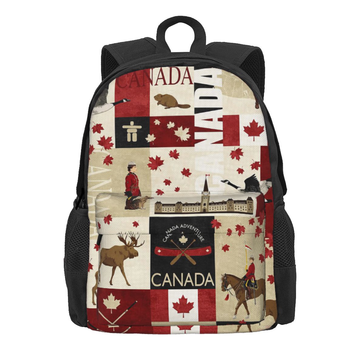 Women Bags In Canada - Plecak z flagą Kanady, kultura narodowa,