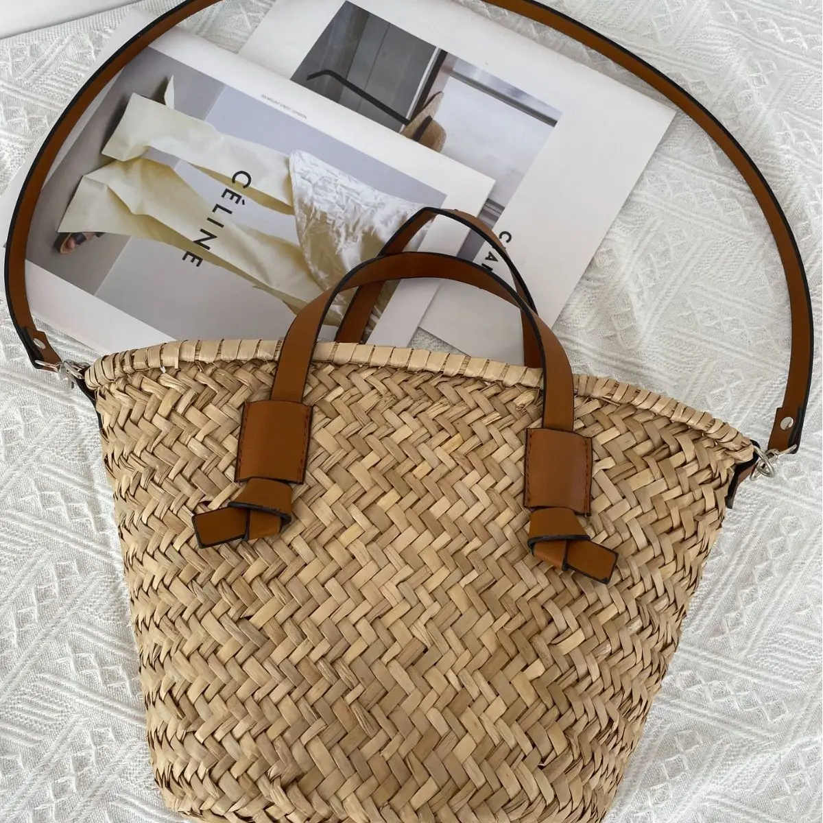 Boho Torba Koszykowa ze Słomy  – Basket Bag Wicker recenzja i cena