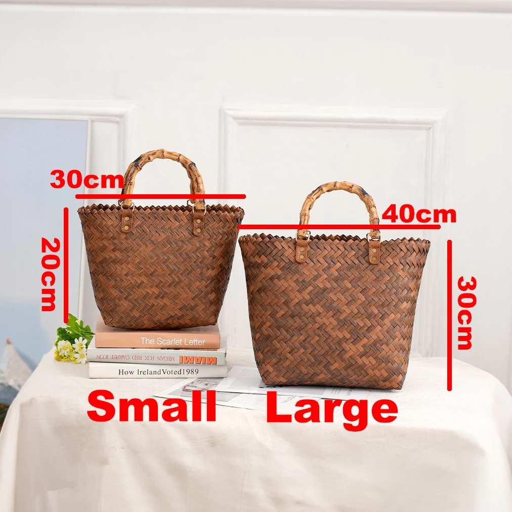 Vintage'owe torebki damskie z  – Basket Bag Wicker recenzja i cena