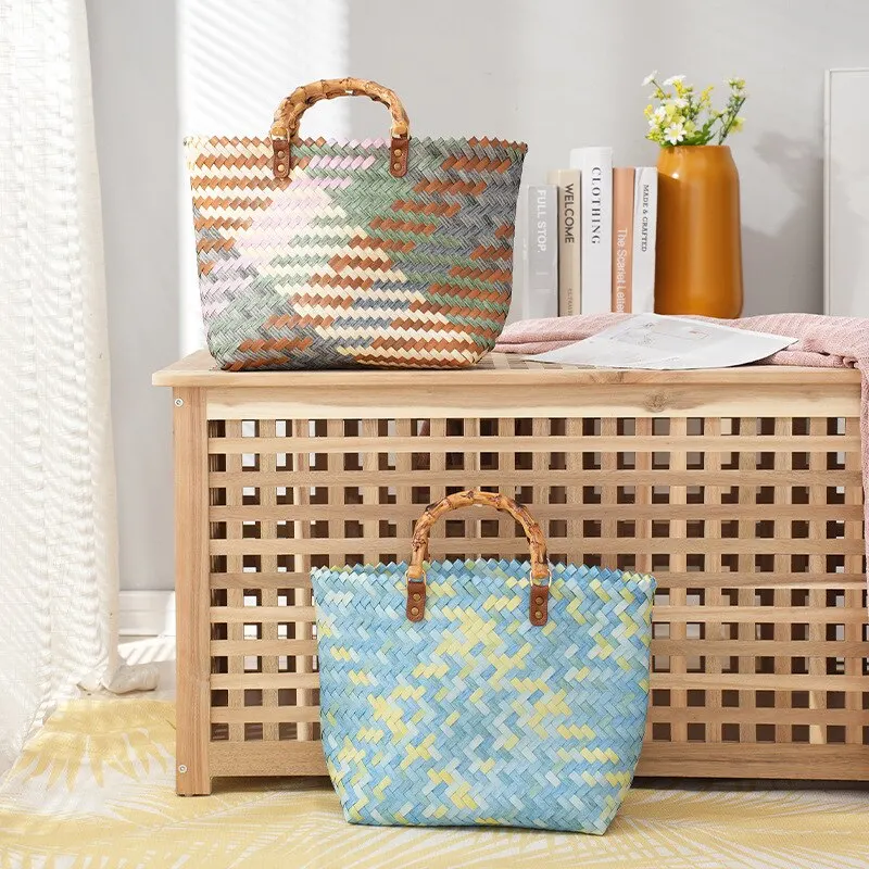 Vintage'owe torebki damskie z  – Basket Bag Wicker recenzja i cena