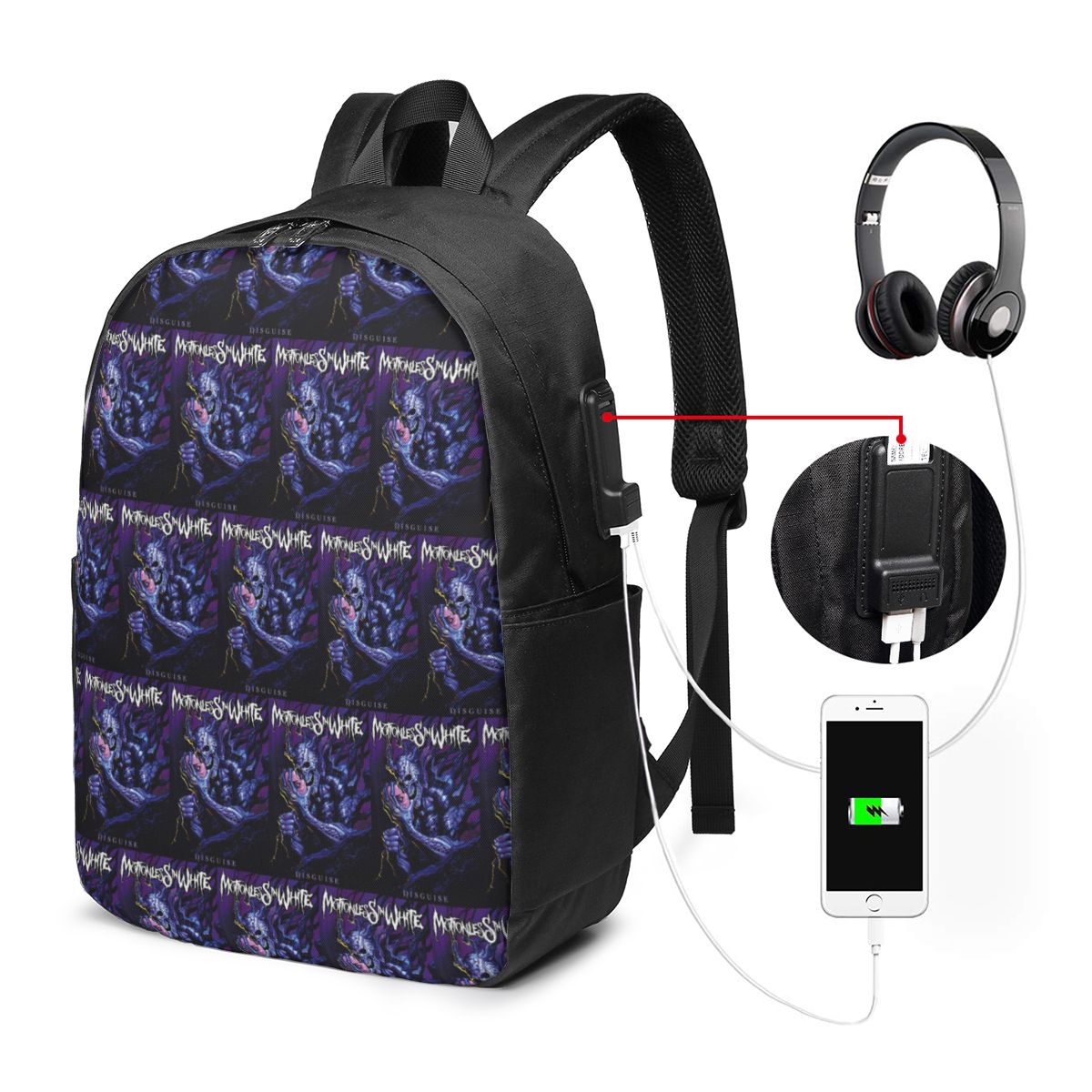 Plecak Motionless In White, to – Women Bags For Travel recenzja i cena