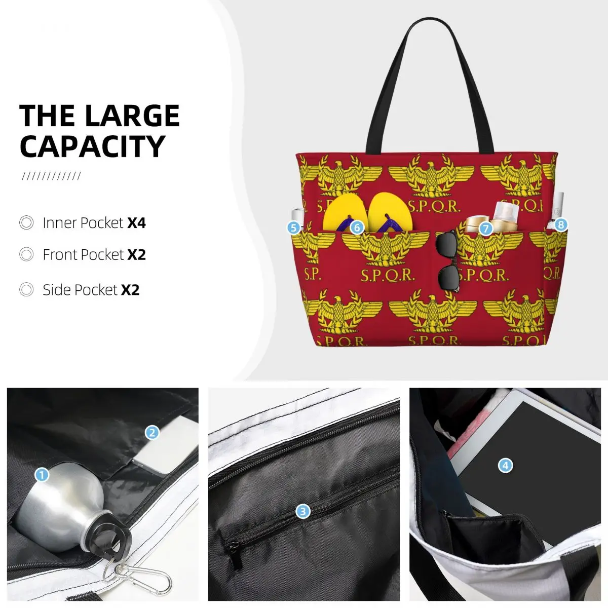 Torba plażowa SPQR Rzym, sport – Women Bags Rome recenzja i cena