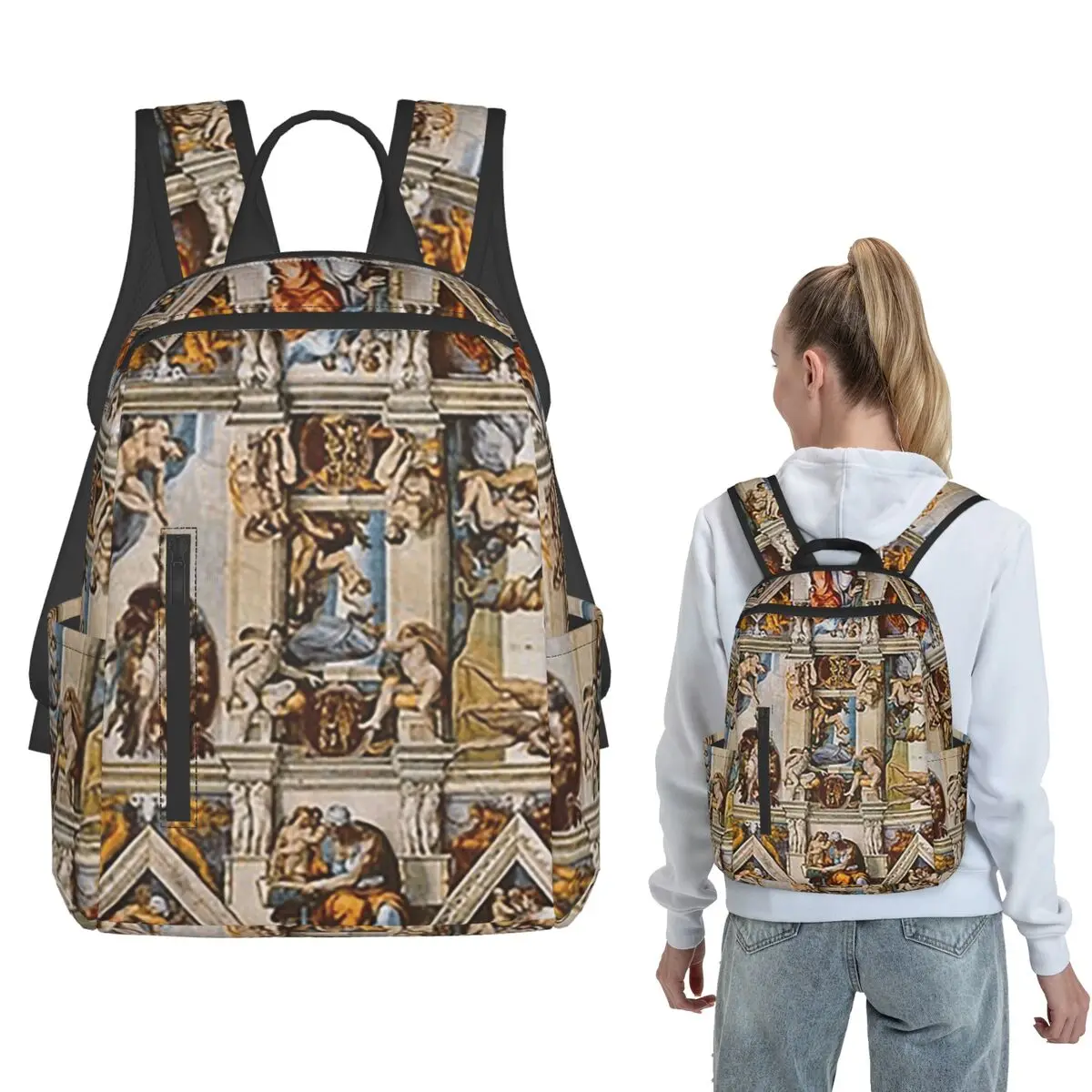 Plecak z motywem sufitu Kaplic – Women Bags Rome recenzja i cena