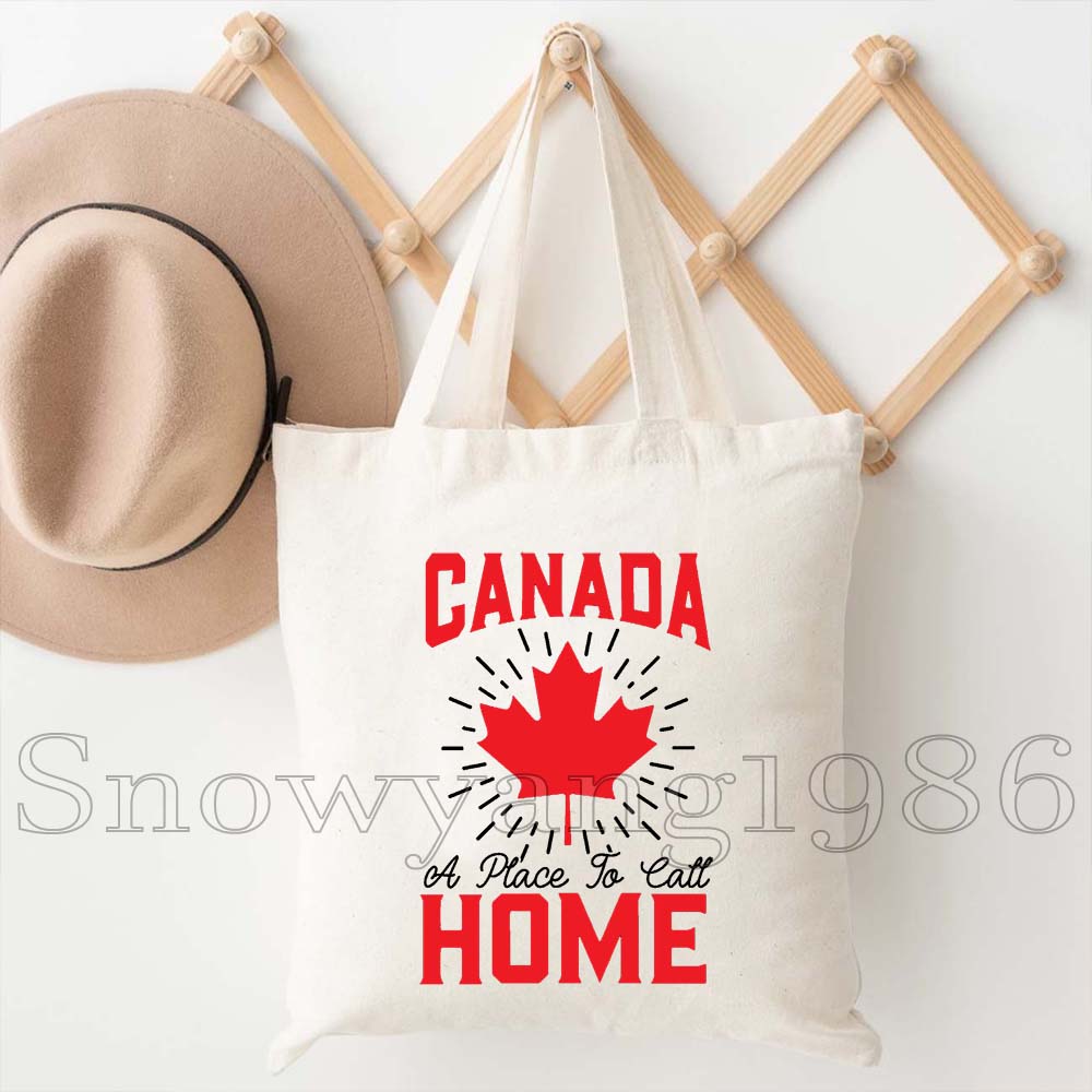 Torba płócienna z mapą Kanady, – Women Bags In Canada recenzja i cena