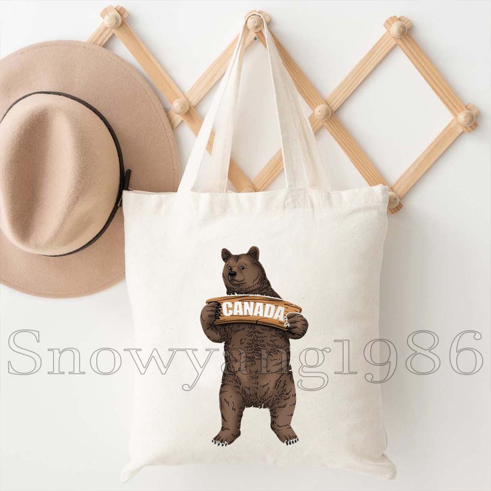 Torba płócienna z mapą Kanady, – Women Bags In Canada recenzja i cena
