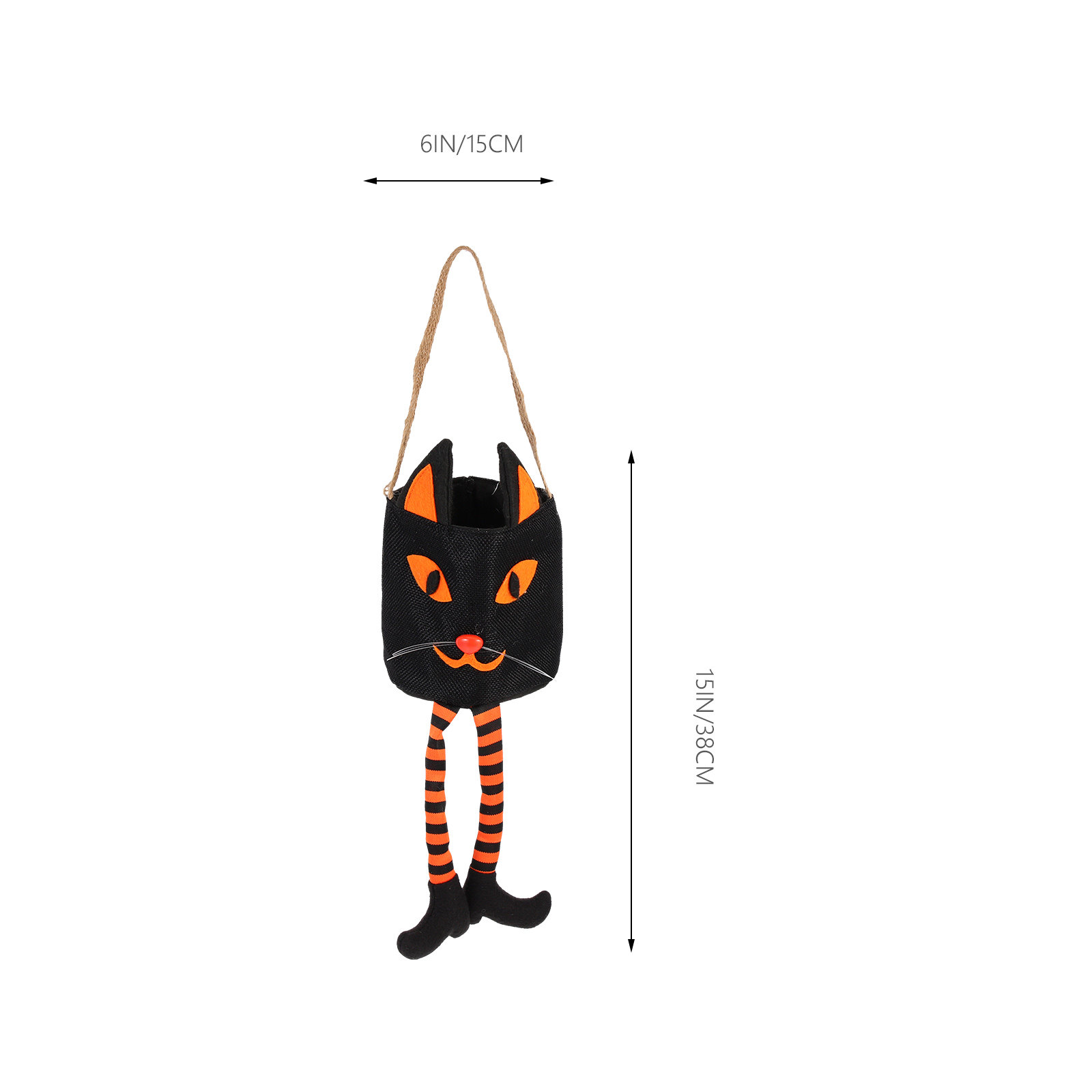 Torba na cukierki na Halloween – Basket Bag Wicker recenzja i cena