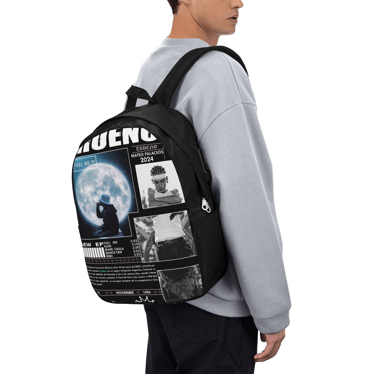 Zabawny plecak Trueno Hip Hop  – Women Bags For Travel recenzja i cena