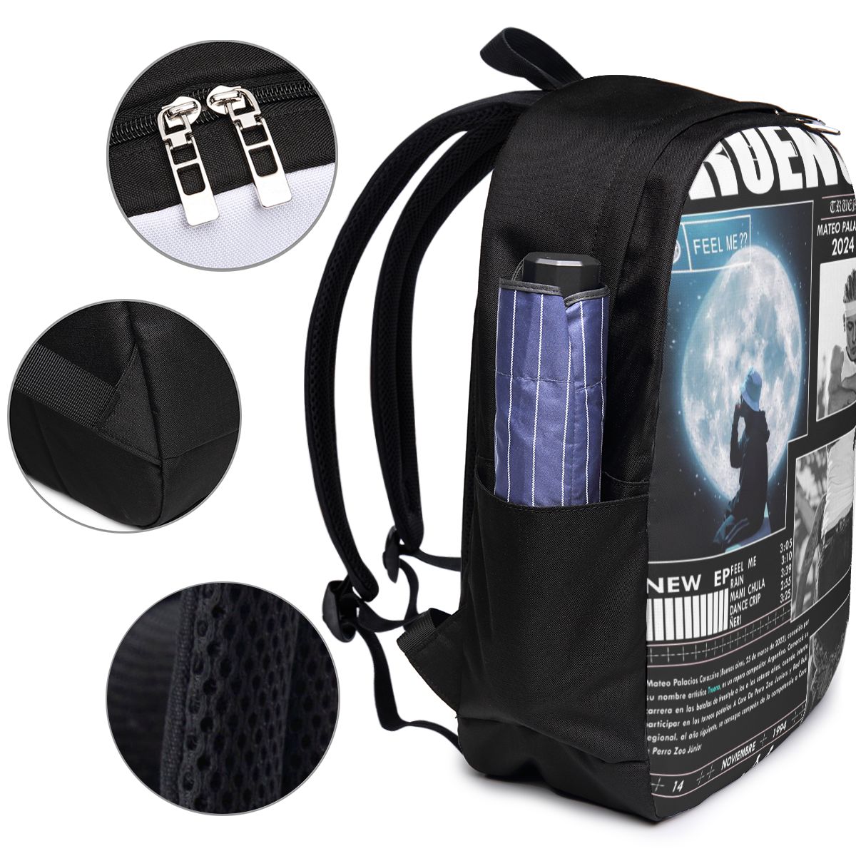 Zabawny plecak Trueno Hip Hop  – Women Bags For Travel recenzja i cena