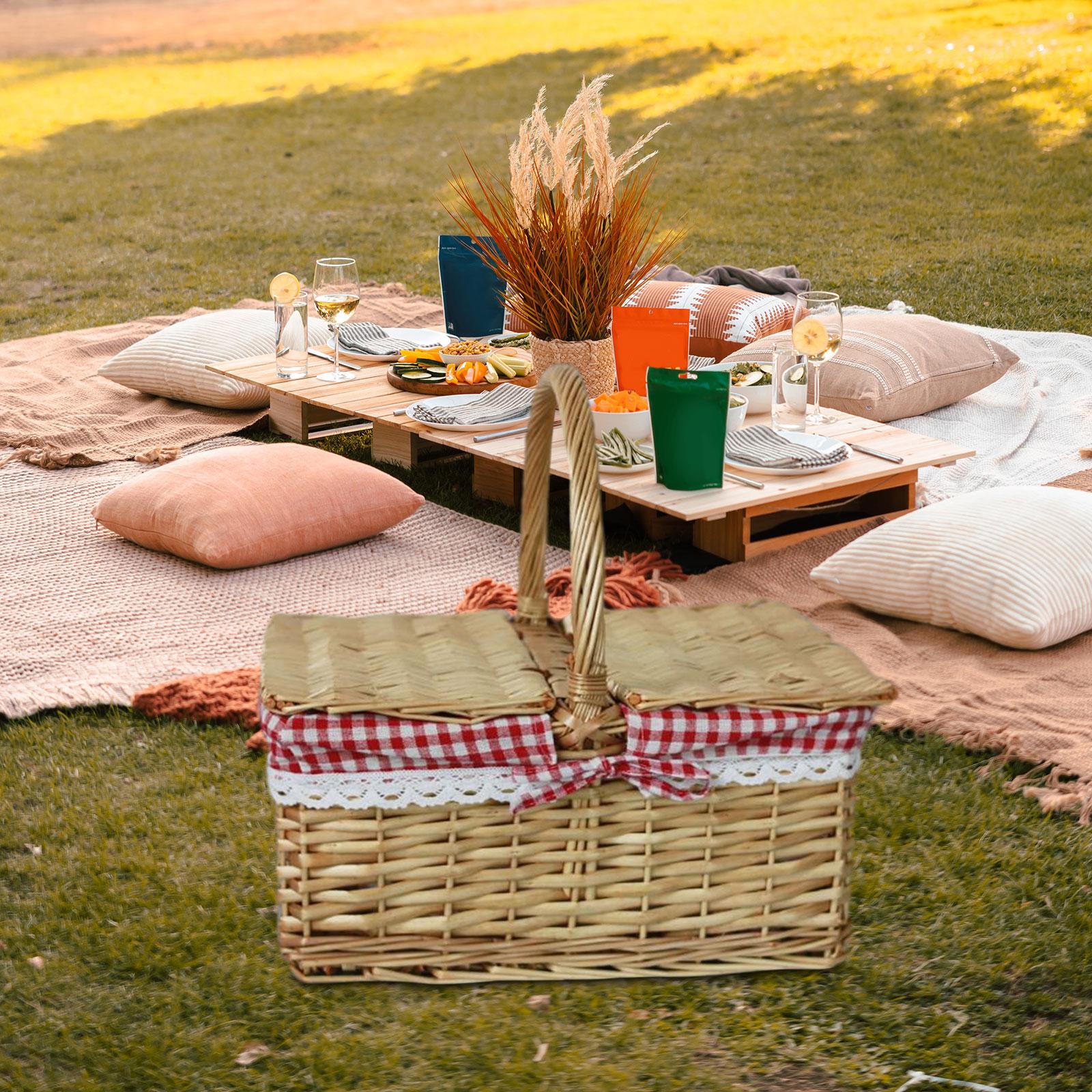 Kosz piknikowy Kosz wiklinowy  – Basket Bag Wicker recenzja i cena