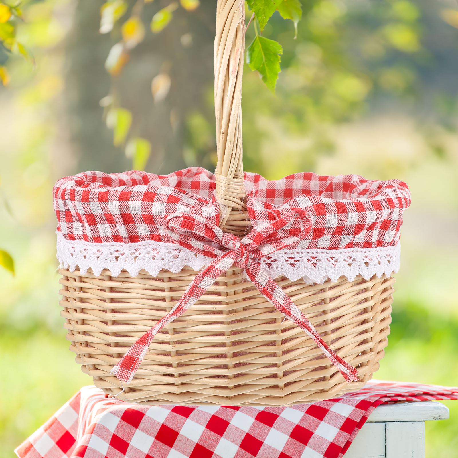 Zerodeko Mały Czerwony Kapture – Basket Bag Wicker recenzja i cena