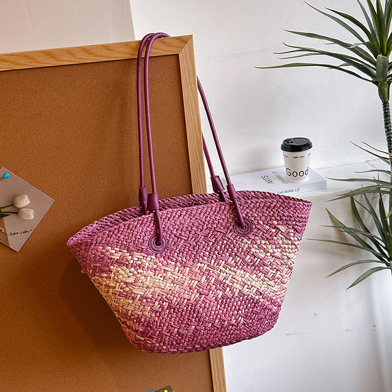 Casual Rattan Large Capacity T – Basket Bag Wicker recenzja i cena