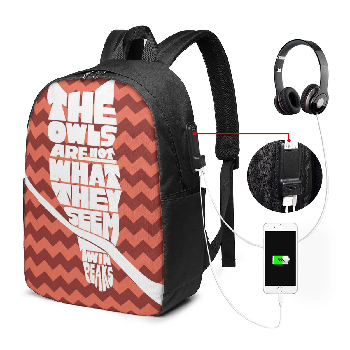 Plecak Twin Peaks Czerwony Pok – Women Bags For Travel recenzja i cena