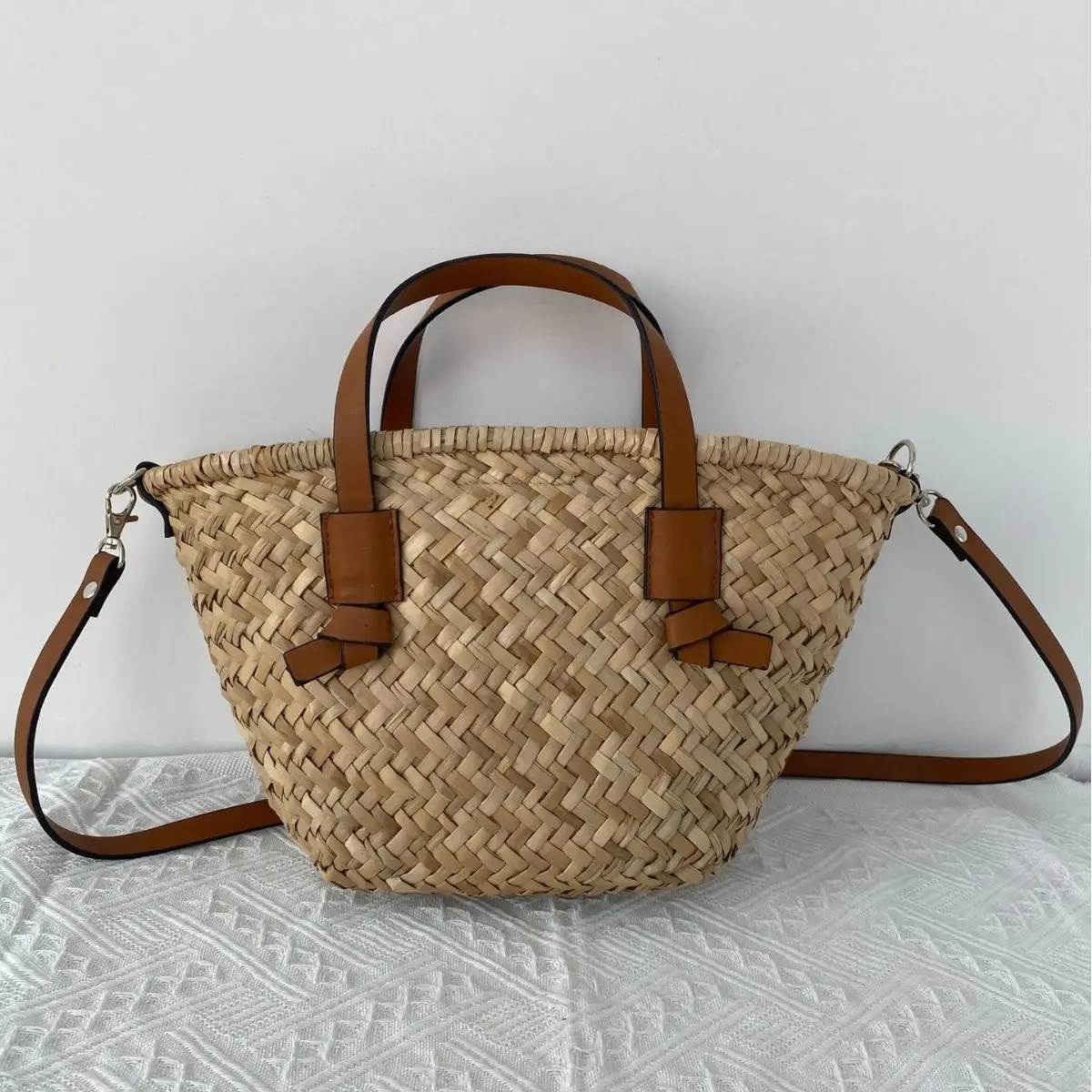 Artystyczne słomiane torba na  – Basket Bag Wicker recenzja i cena