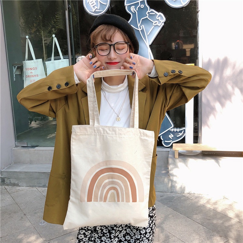 Kolorowa torba na zakupy z tęc – Women Bags Work recenzja i cena