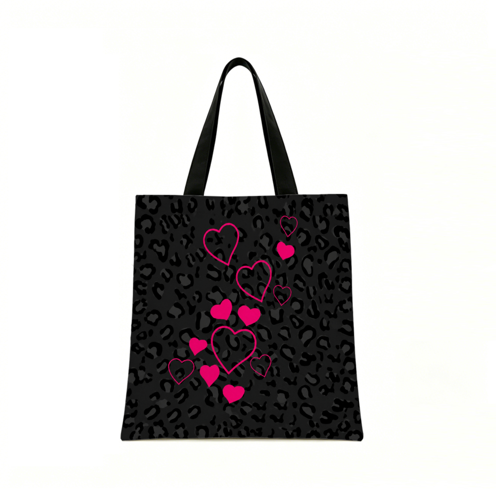 Czarna torba typu tote z nadru – Women Bags For Gift recenzja i cena