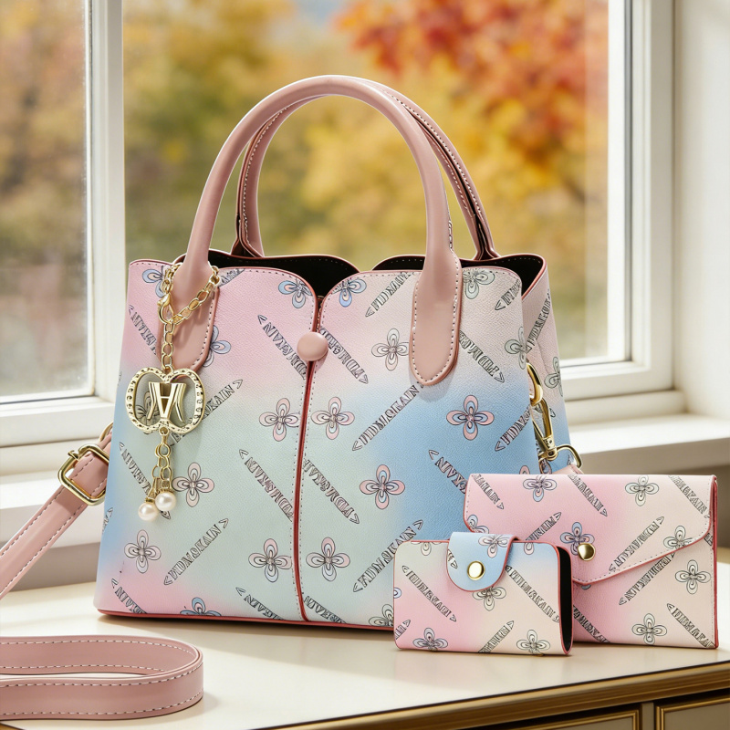 Gradientowy damski zestaw trzy – Women Bags For Gift recenzja i cena